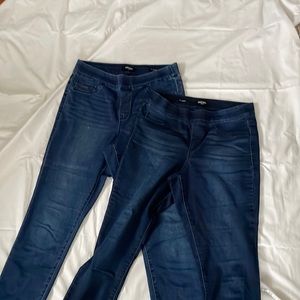 2 pairs Nine West pull on Skinny jeans